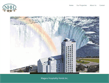 Tablet Screenshot of niagarahospitalityhotels.com